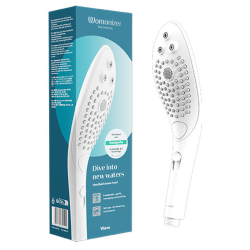 WOMANIZER - WAVE CLITORAL STIMULATING SHOWER HEAD WHITE