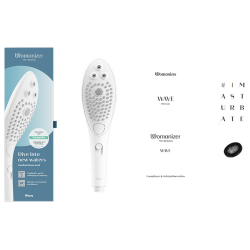 WOMANIZER - WAVE KLITORALSTIMULIERENDER DUSCHKOPF WEISS