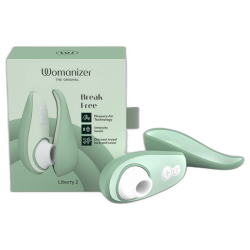 WOMANIZER - LIBERTY 2 CLITORIS STIMULATOR & SUCTION LIGHT GREEN