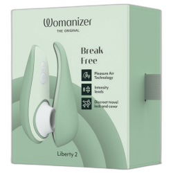 WOMANIZER - LIBERTY 2 CLITORIS STIMULATOR & SUCTION LIGHT GREEN