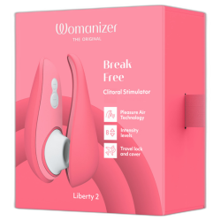 WOMANIZER - LIBERTY 2 STIMULATEUR DE CLITORIS ET ASPIRATION ROSE