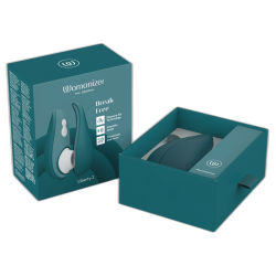 WOMANIZER - LIBERTY 2 KLITORISSTIMULATOR & SAUGROHR BLAU