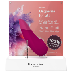 WOMANIZER - STIMULATEUR CLITORIAL AMÉLIORANT ROSE VIBRANT