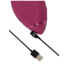 WOMANIZER - DUO NEXT DOPPELTER KLITORIS- & G-PUNKT-STIMULATOR, DUNKLES ROSA