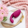 WOMANIZER - DUO NEXT DOPPELTER KLITORIS- & G-PUNKT-STIMULATOR, DUNKLES ROSA