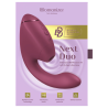 WOMANIZER - DUO NEXT DOPPELTER KLITORIS- & G-PUNKT-STIMULATOR, DUNKLES ROSA