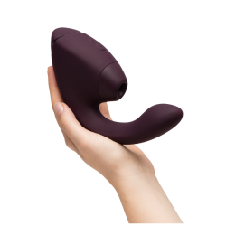 WOMANIZER - DUO NEXT STIMULATEUR CLITORIAL ET DE POINT G DOUBLE VIOLET FONCÉ