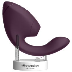 WOMANIZER - DUO NEXT STIMULATEUR CLITORIAL ET DE POINT G DOUBLE VIOLET FONCÉ