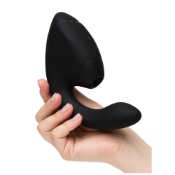 WOMANIZER - DUO NEXT DUAL CLITORAL & G-SPOT STIMULATOR BLACK