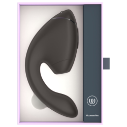 WOMANIZER - DUO NEXT STIMULATEUR CLITORIAL ET DE POINT G DOUBLE NOIR