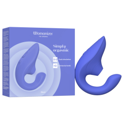 WOMANIZER - BLEND RABBIT VIBRATOR STIMULATOR VIBRANT BLUE