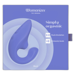 WOMANIZER - VIBRATEUR STIMULATEUR BLEU VIBRANT BLEU