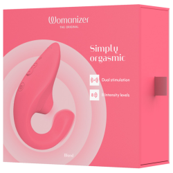 WOMANIZER - VIBRATORE STIMOLATORE CONIGLIO BLEND VIBRANT ROSE