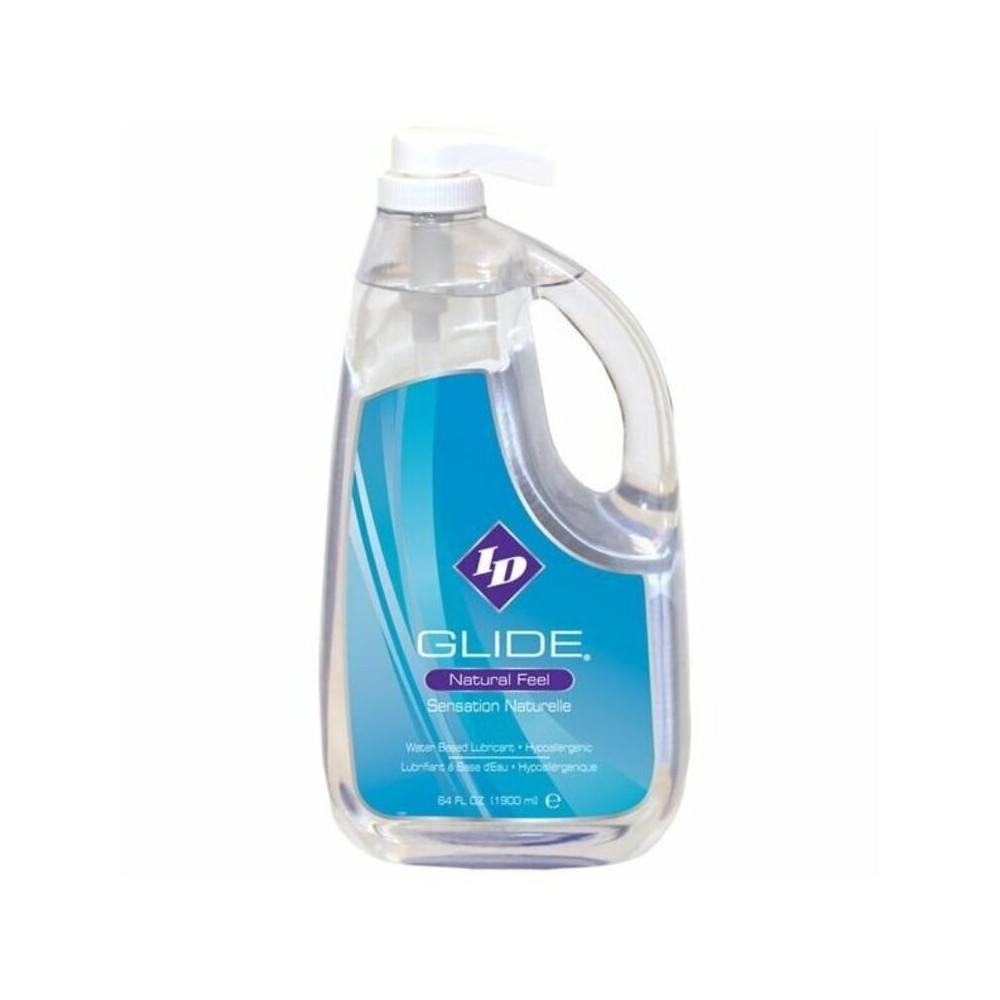 ID GLIDE - LUBRIFICANTE A BASE ACQUA + NATURAL FEEL IPOALERGENICO 1900 ML