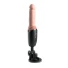 KING COCK PLUS - THRUSTING COCK PRO SILICONE THRUSTING VIBRATING WARMING DILDO LIGHT 12.7 CM