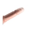 KING COCK PLUS - GODEMICHET VIBRANT PRO EN SILICONE AVEC LUMIÈRE CHAUFFANTE ET VOLUMEUSE 12,7 CM