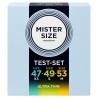 MISTER SIZE - CONFEZIONE CAMPIONE PRESERVATIVI MISURA 47-49-53 MM (3 UNITÀ)