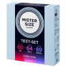 MISTER SIZE - PACOTE DE AMOSTRA DE PRESERVATIVO TAMANHO 60-64-69 MM (3 UNIDADES)
