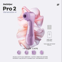SATISFYER - STIMOLATORE CLITORIDEO PRO DI QUARTA GENERAZIONE - AMETHYST