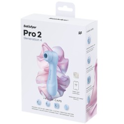 SATISFYER - PRO 2 GENERATION 4 KLITORALSTIMULATOR SERENE BLUE