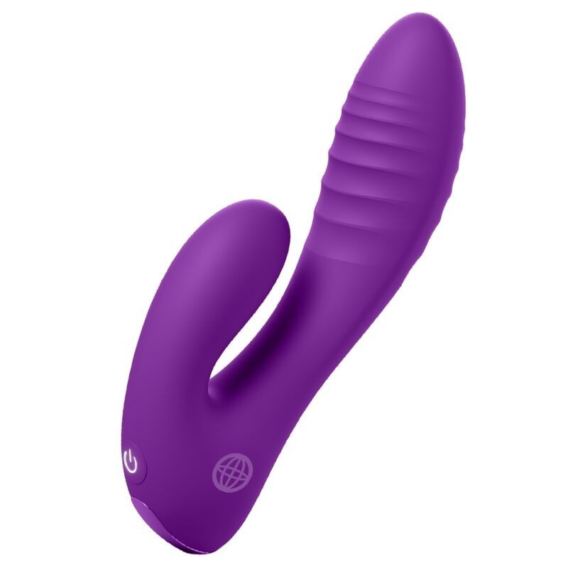 FANTASY FOR HER - SECRET LOVER VIBRADOR RECARREGÁVEL PARA PONTO G E CLITÓRIS ROXO