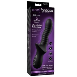 ANAL FANTASY ELITE - MASSAGEADOR ANAL RECARREGÁVEL PRETO PLEASURE WAVE