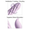 FANTASY FOR HER - FANTASY TWIST TWISTMOTION ROTATING THRUSTING VIBRATOR PURPLE