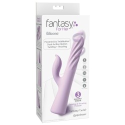 FANTASY FOR HER - FANTASY TWIST TWISTMOTION VIBRADOR ROTATIVO E IMPULSIONANTE ROXO