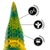 EPIC - DILDO A TENTACOLO VERDE CETUS, TAGLIA GRANDE
