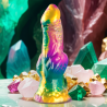 EPIC - DILDO IRIS CON TESTICOLI ARCOBALENO DEL PIACERE
