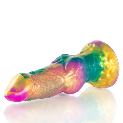 EPIC - DILDO IRIS COM TESTÍCULOS DE PRAZER ARCO-ÍRIS