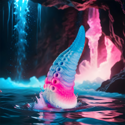 EPIC - PHORCYS DILDO CON TENTACOLI BLU, TAGLIA PICCOLA