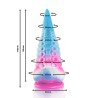 EPIC - PHORCYS DILDO CON TENTACOLI BLU, TAGLIA PICCOLA