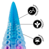 EPIC - PHORCYS DILDO COM TENTÁCULOS AZUIS TAMANHO PEQUENO