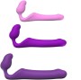 ADRIEN LASTIC - QUEENS STRAP-ON FLEXÍVEL ROSA TAMANHO S