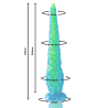 EPIC - SCYLLA DILDO CON TENTACOLI SOTTILI FLUORESCENTI, TAGLIA GRANDE
