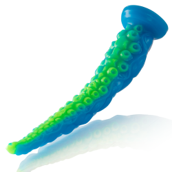 EPIC - SCYLLA FLUORESZIERENDER DÜNNER TENTAKELDILDO GROSSE GRÖSSE