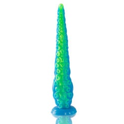 EPIC - SCYLLA DILDO CON TENTACOLI SOTTILI FLUORESCENTI, TAGLIA GRANDE