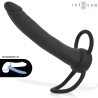 INTENSE - LUCAS ANALDILDO MIT PENIS- UND HODENRING AUS SILIKON
