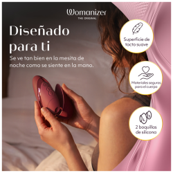 WOMANIZER - NEXT LIBERTY 3D PLEASURE AIR KLITORALSTIMULATOR BORDEAUX