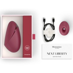 WOMANIZER - NEXT SUCTION CLITORIAL STIMULATOR 14 NÍVEIS DE INTENSIDADE BORDEAUX
