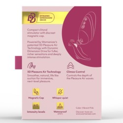 WOMANIZER - NEXT SUCTION CLITORAL STIMULATOR 14 INTENSITY LEVELS BORDEAUX