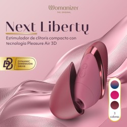 WOMANIZER - NEXT SUCTION CLITORIAL STIMULATOR 14 NÍVEIS DE INTENSIDADE BORDEAUX