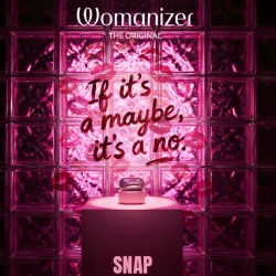 WOMANIZER - SNAP SUCTION CLITORAL STIMULATOR 6 INTENSITY LEVELS CRUSHED BERRY