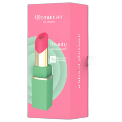 WOMANIZER - SCHÖNER SAUG-KLITARSIMULATOR MIT 6 INTENSITÄTSSTUFEN, GRÜN UND PINK
