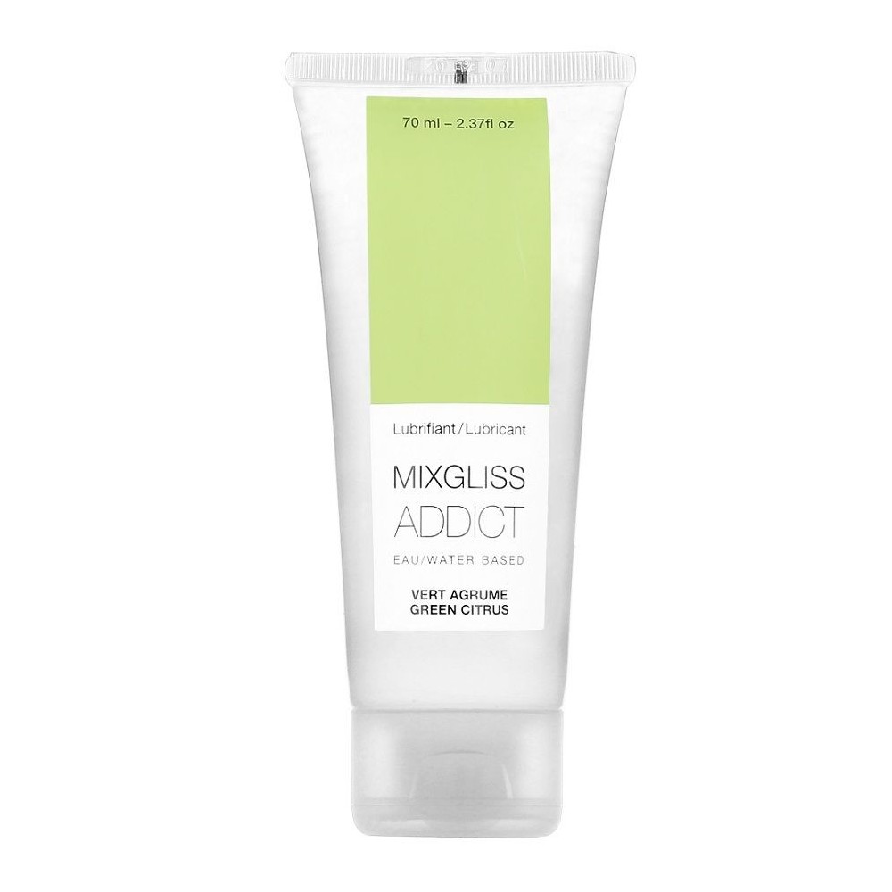 MIXGLISS - LUBRIFIANT BASE D'EAU SAVEUR AGRUMES 70 ML