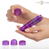 INTENSE - KURT MINI-MASSAGEGERÄT MIT 4 AUSTAUSCHBAREN AUFSÄTZEN, LILA