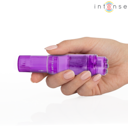 INTENSE - MINI MASSAGGIATORE KURT CON 4 TESTINE INTERCAMBIABILI VIOLA