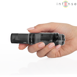 INTENSE - KURT MINI MASSAGER WITH 4 INTERCHANGEABLE HEADS BLACK