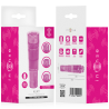 INTENSO - MINI MASSAGGIATORE KURT CON 4 TESTINE INTERCAMBIABILI ROSA